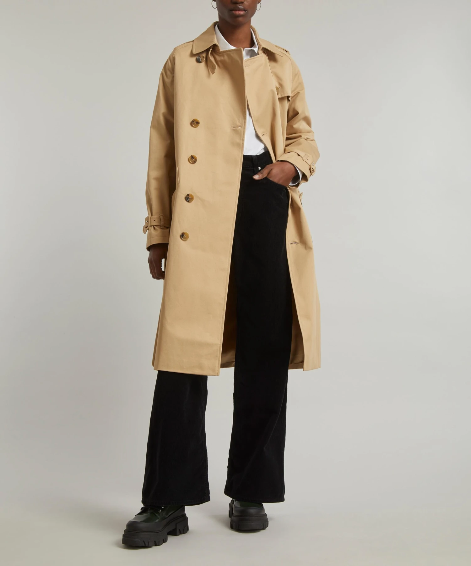A.P.C. Greta Classic Trench Coat 2 A.P.C. Greta Classic Trench Coat - Image 2