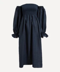 Atlanta Linen Midi-Dress