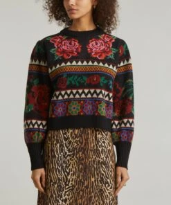 Farm Rio Flower Tapestry Embroidered Jumper -Farm Rio || Liberty || Paloma Wool Shop 000769797 R487504006 3