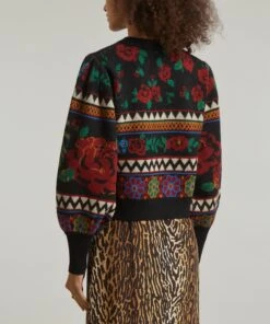 Farm Rio Flower Tapestry Embroidered Jumper -Farm Rio || Liberty || Paloma Wool Shop 000769797 R487504006 4