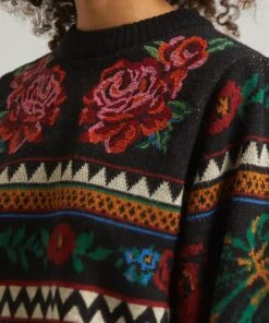 Farm Rio Flower Tapestry Embroidered Jumper -Farm Rio || Liberty || Paloma Wool Shop 000769797 R487504006 5