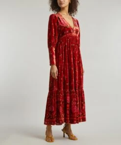 Farm Rio Romantic Garden Maxi-Dress -Farm Rio || Liberty || Paloma Wool Shop 000769800 R487519006 3