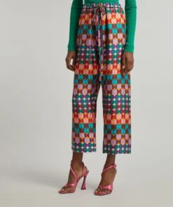 Drawstring Trousers -Farm Rio || Liberty || Paloma Wool Shop 000771687 R492183006 3