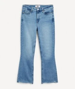 Paige Colette Distressed Cropped Jeans