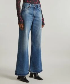 Acne Studios Relaxed Fit Wide-Leg Jeans -Farm Rio || Liberty || Paloma Wool Shop 000775387 R499592006 3