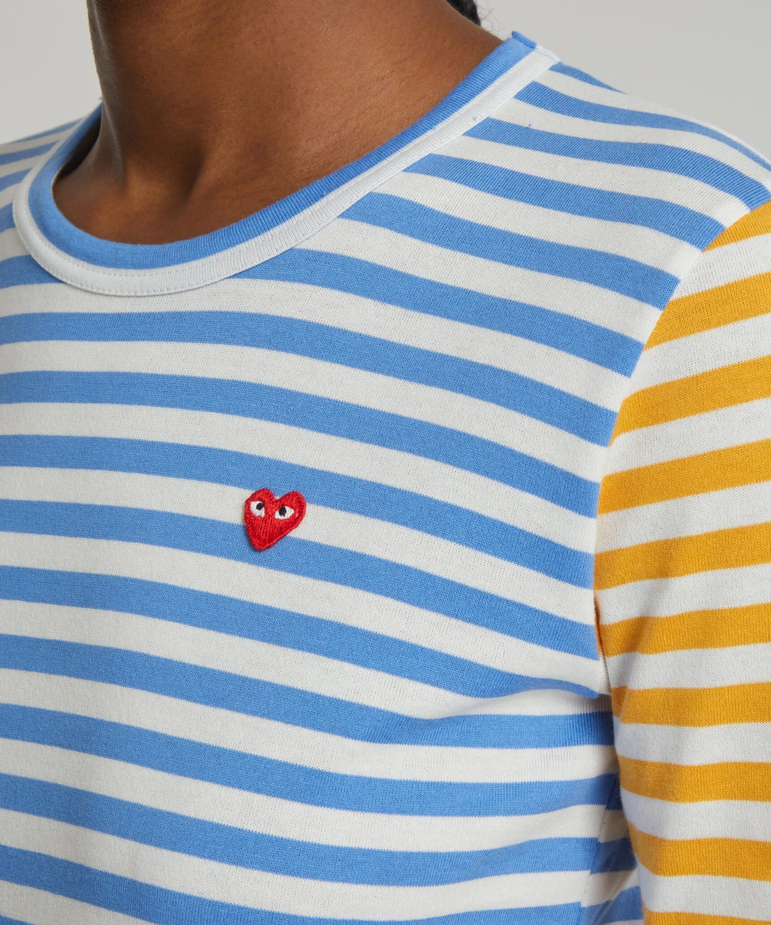 Long-Sleeve Bi-Colour Stripe T-Shirt 4 Long-Sleeve Bi-Colour Stripe T-Shirt - Image 4