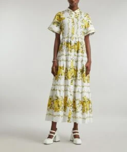 Erdem Helena Cotton Poplin Dress -Farm Rio || Liberty || Paloma Wool Shop 000776966 R503102006 3