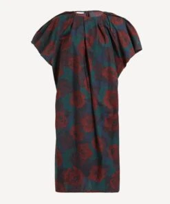 Dries Van Noten Darlass Floral Midi-Dress