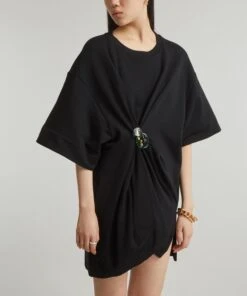 Dries Van Noten Halka Jewel Embellished T-Shirt Dress -Farm Rio || Liberty || Paloma Wool Shop 000777491 R504315006 3