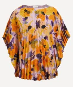 Dries Van Noten Camilla Pleated Blouse