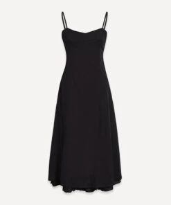 Paloma Wool Etsa Adjustable Strap Layered Midi-Dress