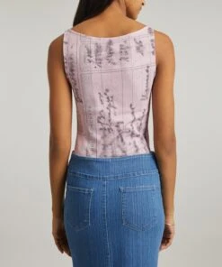 Paloma Wool Tickets Ribbed Sleeveless Top -Farm Rio || Liberty || Paloma Wool Shop 000778352 R506431006 4