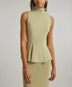 Paloma Wool Campbell High-Neck Peplum Top -Farm Rio || Liberty || Paloma Wool Shop 000778364 R506501006 3