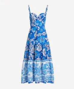 Farm Rio Full Of Flowers Midi-Dress