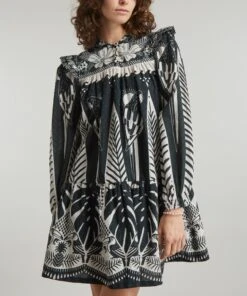 Farm Rio Macaw Elegance Mini-Dress -Farm Rio || Liberty || Paloma Wool Shop 000778449 R506812006 3