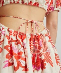 Farm Rio Off-White Rio Tiles Mini-Dress -Farm Rio || Liberty || Paloma Wool Shop 000778452 R506827006 5