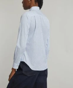 Striped Black Heart Appliquéd Shirt -Farm Rio || Liberty || Paloma Wool Shop 000779117 R508034006 4