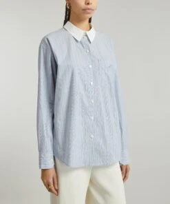 Acne Studios Striped Cotton Shirt -Farm Rio || Liberty || Paloma Wool Shop 000779248 R508418006 3