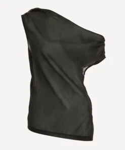 Silk Georgette Off The Shoulder Top