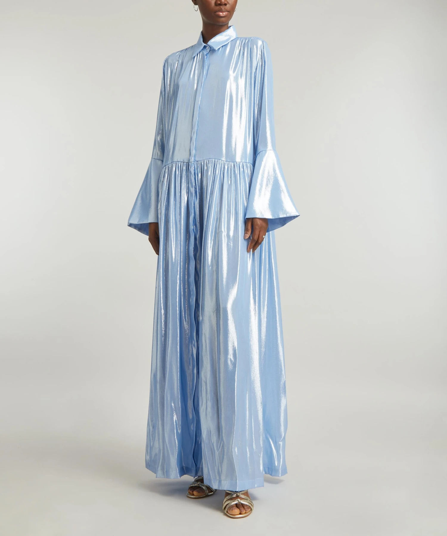 Lurex Pleat Dress 3 Lurex Pleat Dress - Image 3
