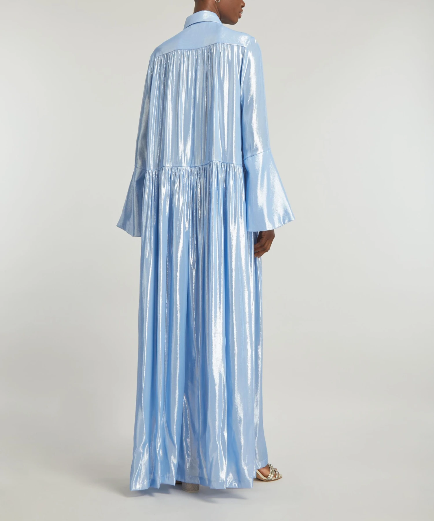 Lurex Pleat Dress 4 Lurex Pleat Dress - Image 4