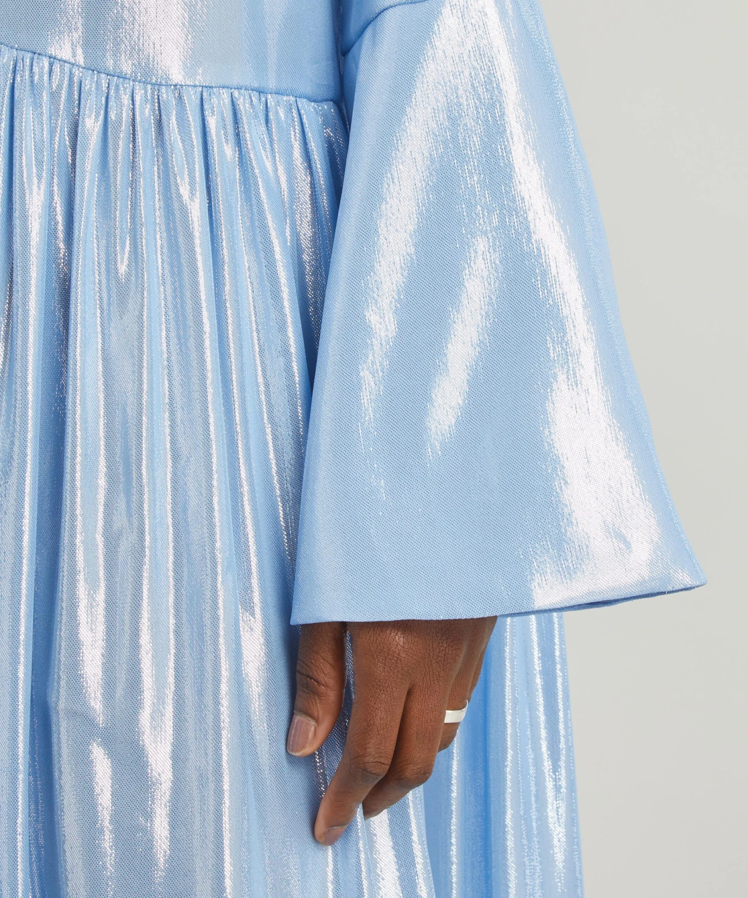 Lurex Pleat Dress 5 Lurex Pleat Dress - Image 5