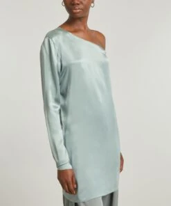 Silk Off-The-Shoulder Long-Sleeve Top -Farm Rio || Liberty || Paloma Wool Shop 000779620 R509426006 3