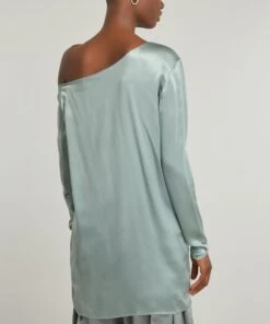 Silk Off-The-Shoulder Long-Sleeve Top -Farm Rio || Liberty || Paloma Wool Shop 000779620 R509426006 4