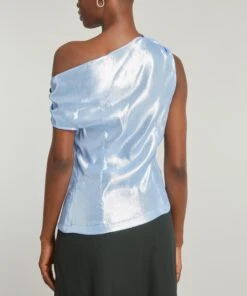 Lurex Off-The-Shoulder Long-Sleeve Top -Farm Rio || Liberty || Paloma Wool Shop 000779623 R509439006 4