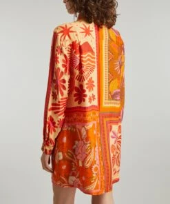 Farm Rio Forest Mixed Scarves Shirt -Farm Rio || Liberty || Paloma Wool Shop 000780418 R511356006 4