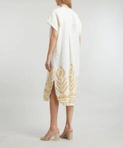 Feathers Embroidered Tunic -Farm Rio || Liberty || Paloma Wool Shop 000780677 R512080006 4