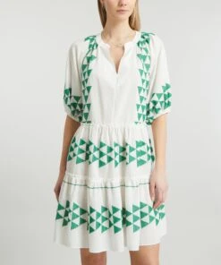 Arrows Embroidered Short Dress -Farm Rio || Liberty || Paloma Wool Shop 000780684 R512101006 3