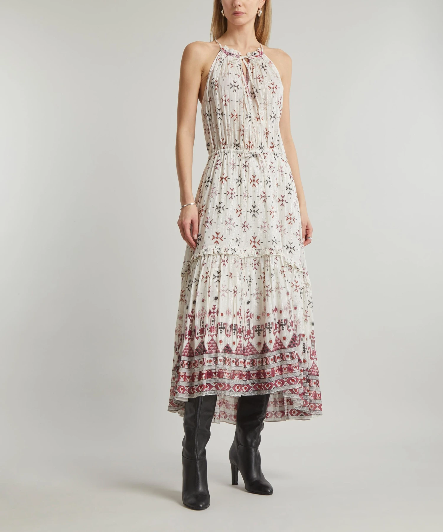 Kabelino Cotton And Lurex Dress 3 Kabelino Cotton And Lurex Dress - Image 3