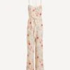 Paige Akari Linen-Blend Floral Jumpsuit