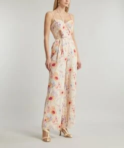 Paige Akari Linen-Blend Floral Jumpsuit -Farm Rio || Liberty || Paloma Wool Shop 000781148 R512813006 3