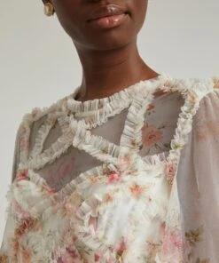 Needle & Thread Trailing Blooms Ruffle Ballerina Dress -Farm Rio || Liberty || Paloma Wool Shop 000782291 R514310006 5