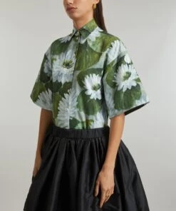 Susanne Waterlilies Shirt -Farm Rio || Liberty || Paloma Wool Shop 000782541 R514710006 3
