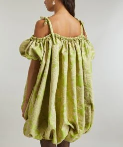 Jacquard Green Juliette Dress -Farm Rio || Liberty || Paloma Wool Shop 000782544 R514719006 4
