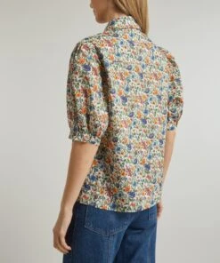 Liberty Rachel Tana Lawn™ Cotton Puff Sleeve Shirt -Farm Rio || Liberty || Paloma Wool Shop 000783526 R516223006 4