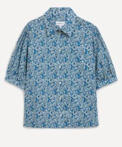 Liberty Emma And Georgina Tana Lawn™ Cotton Puff Sleeve Shirt