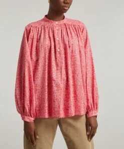 Liberty Poppy Day Boho Tana Lawn™ Cotton Shirt -Farm Rio || Liberty || Paloma Wool Shop 000783533 R516261006 3