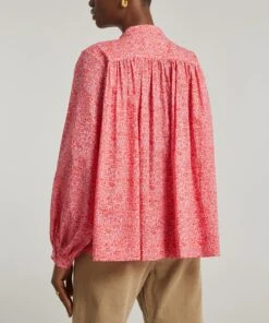 Liberty Poppy Day Boho Tana Lawn™ Cotton Shirt -Farm Rio || Liberty || Paloma Wool Shop 000783533 R516261006 4