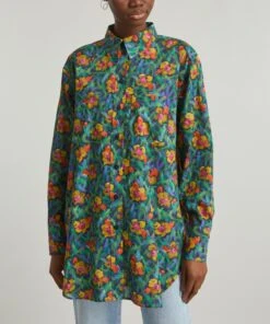 Liberty Wandering Meadow Tana Lawn™ Cotton Boyfriend Shirt -Farm Rio || Liberty || Paloma Wool Shop 000783535 R516271006 3