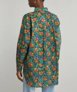 Liberty Wandering Meadow Tana Lawn™ Cotton Boyfriend Shirt -Farm Rio || Liberty || Paloma Wool Shop 000783535 R516271006 4