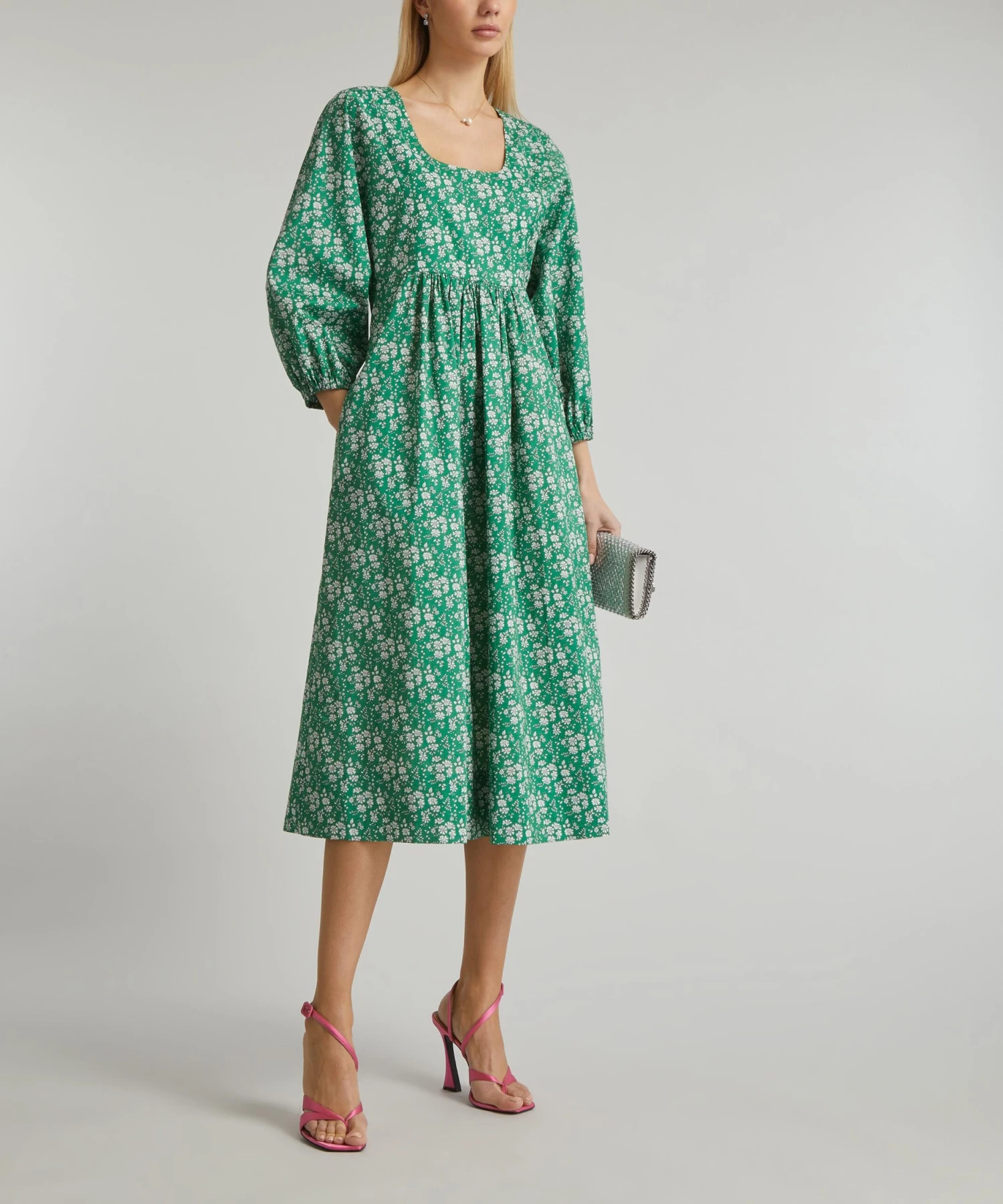 Liberty Capel Tana Lawn™ Cotton Poet Midi Dress 2 Liberty Capel Tana Lawn™ Cotton Poet Midi Dress - Image 2