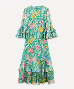 Liberty Garden Of Reverie Silk Gala Maxi Dress