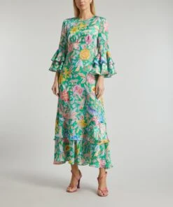 Liberty Garden Of Reverie Silk Gala Maxi Dress -Farm Rio || Liberty || Paloma Wool Shop 000783565 R516431006 3