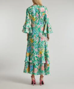 Liberty Garden Of Reverie Silk Gala Maxi Dress -Farm Rio || Liberty || Paloma Wool Shop 000783565 R516431006 4
