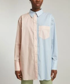 Liberty Elements Two-Tone Tana Lawn™ Cotton Boyfriend Shirt -Farm Rio || Liberty || Paloma Wool Shop 000783586 R516539006 3