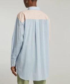 Liberty Elements Two-Tone Tana Lawn™ Cotton Boyfriend Shirt -Farm Rio || Liberty || Paloma Wool Shop 000783586 R516539006 4